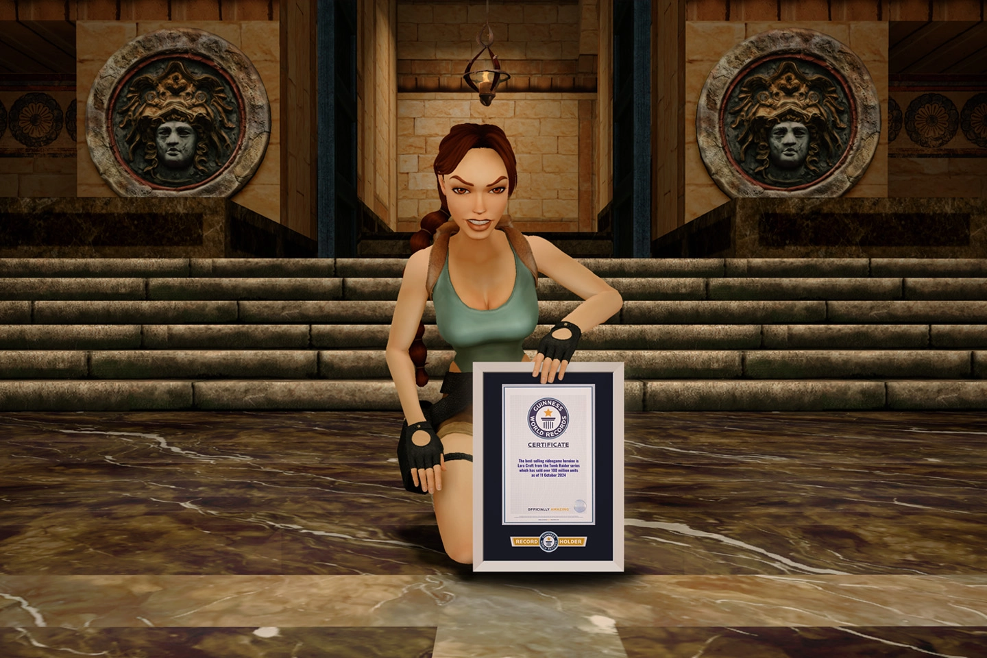 Lara Croft and Tomb Raider earn two new entries in the Guinness World Records